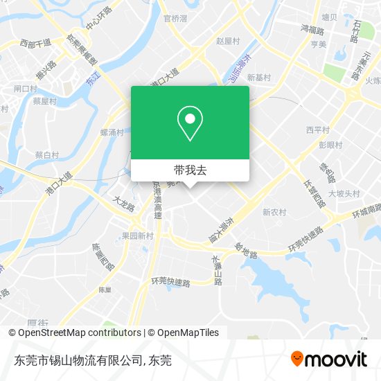 东莞市锡山物流有限公司地图