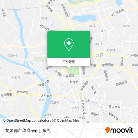 龙泉都市华庭-南门地图