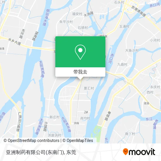 亚洲制药有限公司(东南门)地图