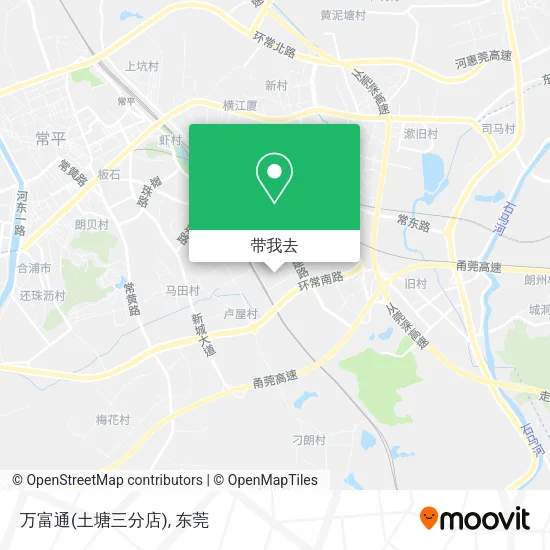 万富通(土塘三分店)地图