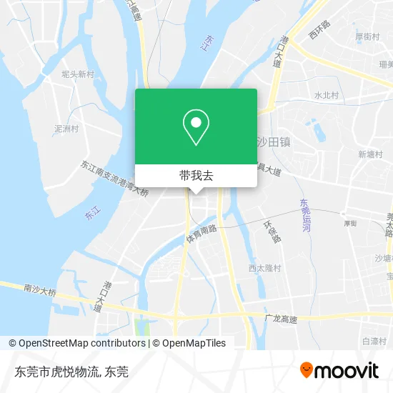 东莞市虎悦物流地图