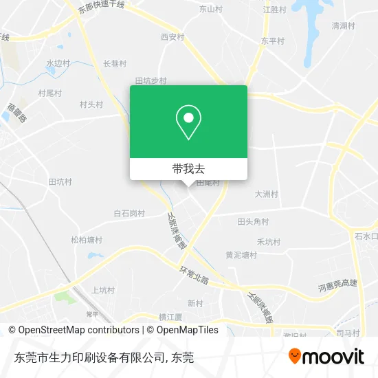 东莞市生力印刷设备有限公司地图