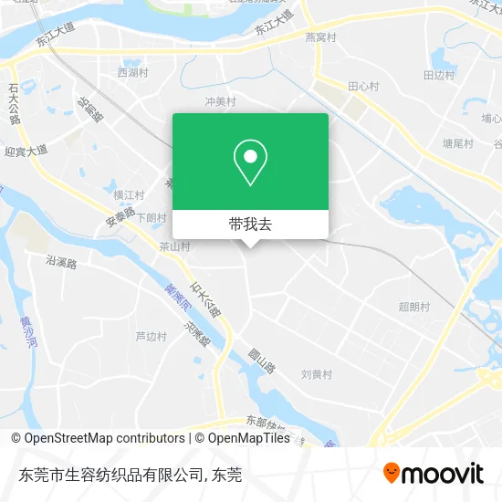 东莞市生容纺织品有限公司地图
