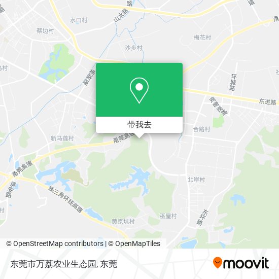 东莞市万荔农业生态园地图