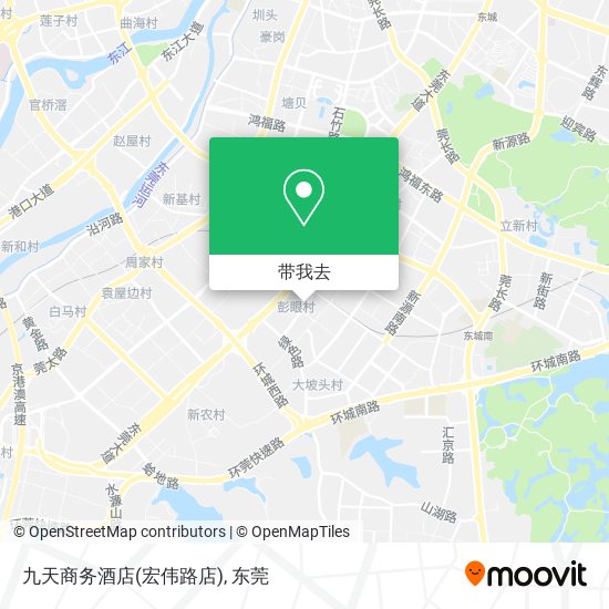 九天商务酒店(宏伟路店)地图