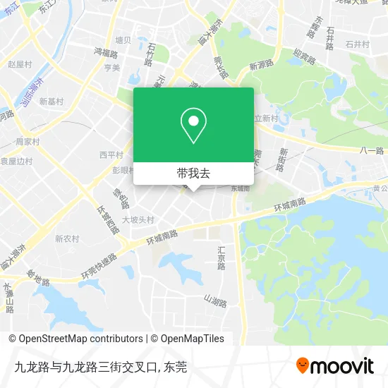 九龙路与九龙路三街交叉口地图