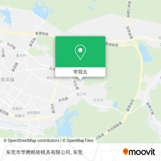 东莞市华腾精密模具有限公司地图