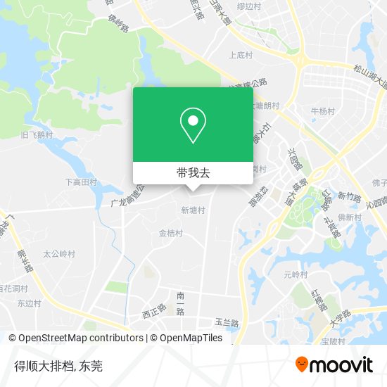 得顺大排档地图