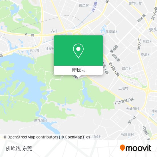 佛岭路地图