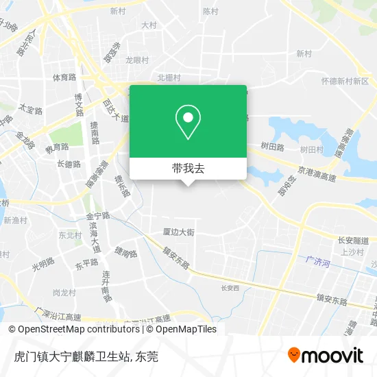虎门镇大宁麒麟卫生站地图