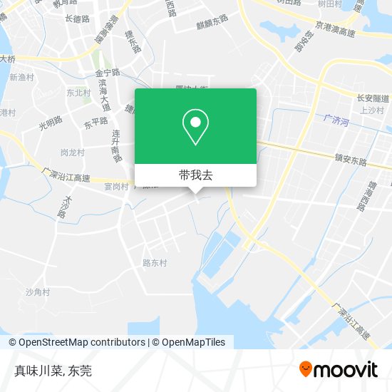 真味川菜地图