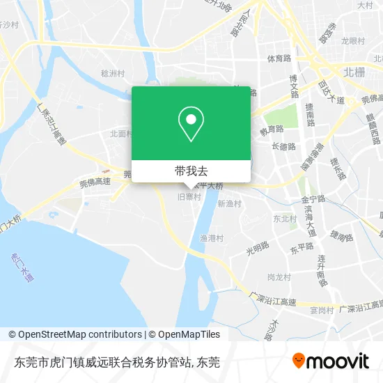 东莞市虎门镇威远联合税务协管站地图