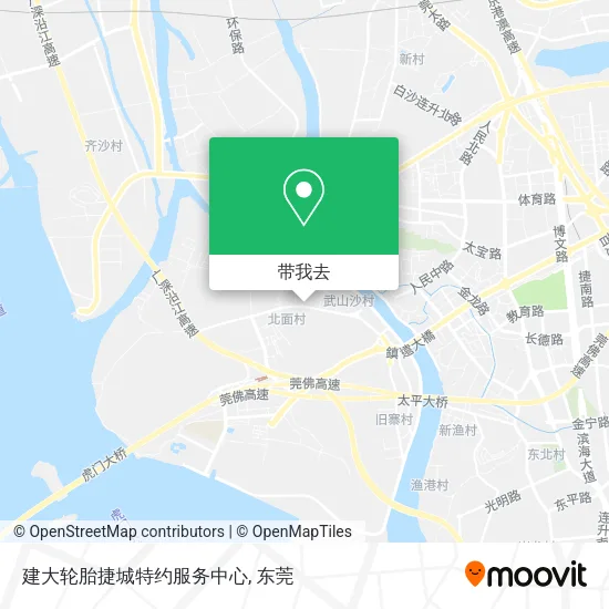 建大轮胎捷城特约服务中心地图