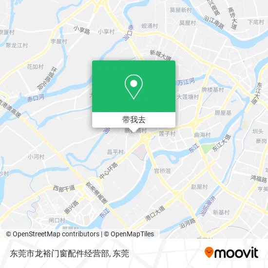 东莞市龙裕门窗配件经营部地图