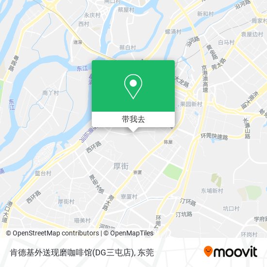 肯德基外送现磨咖啡馆(DG三屯店)地图