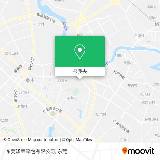 东莞泽荣箱包有限公司地图