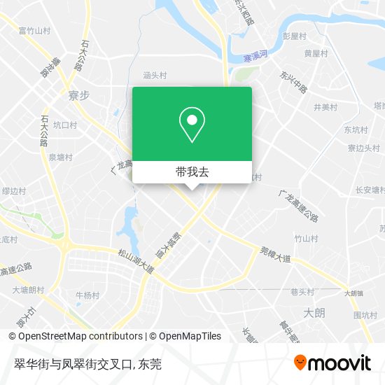 翠华街与凤翠街交叉口地图