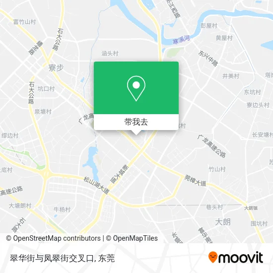翠华街与凤翠街交叉口地图