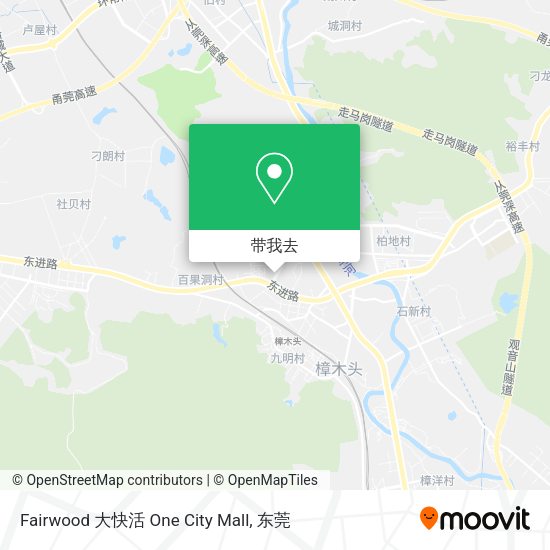 Fairwood 大快活 One City Mall地图