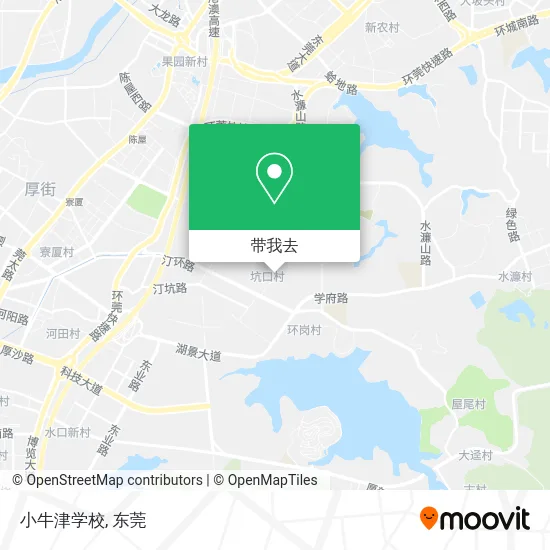 小牛津学校地图