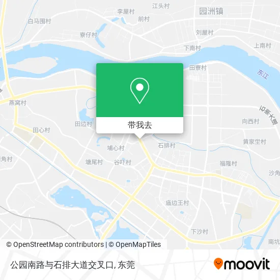 公园南路与石排大道交叉口地图