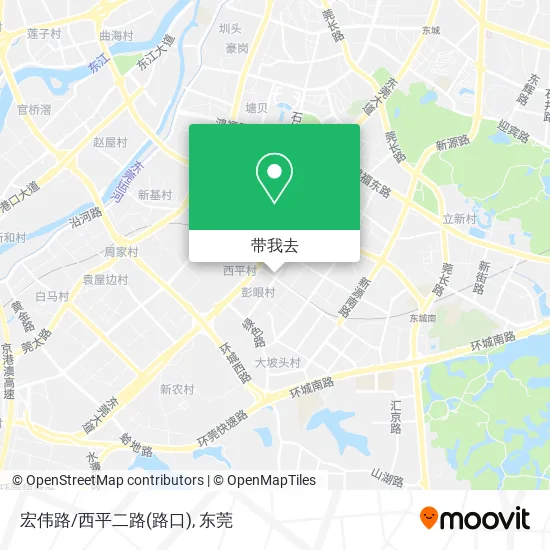 宏伟路/西平二路(路口)地图