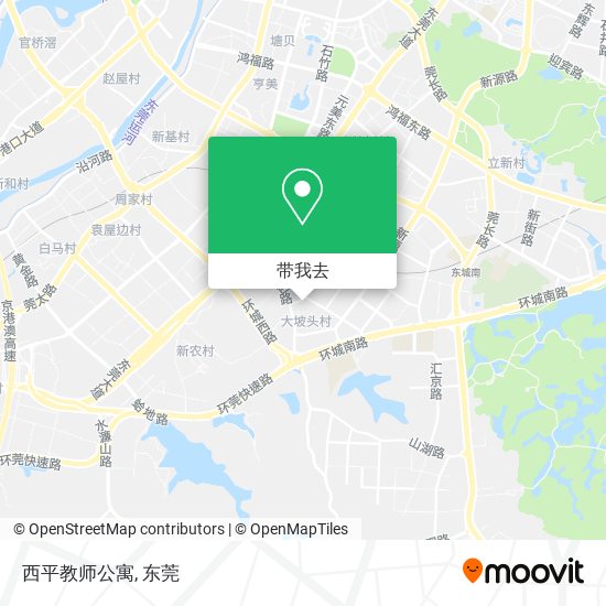 西平教师公寓地图