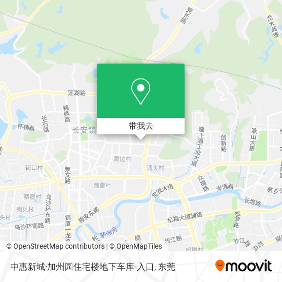 中惠新城·加州园住宅楼地下车库-入口地图