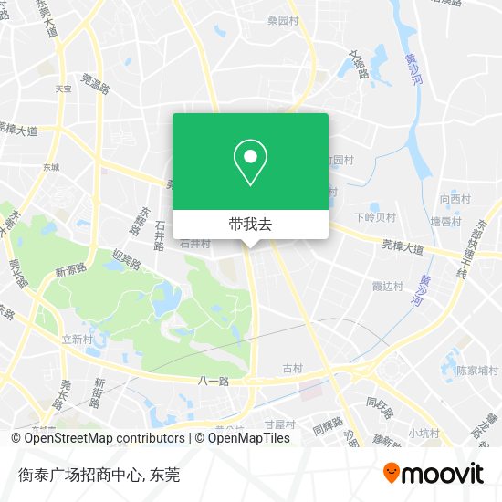 衡泰广场招商中心地图