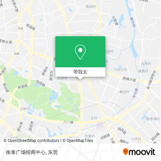 衡泰广场招商中心地图