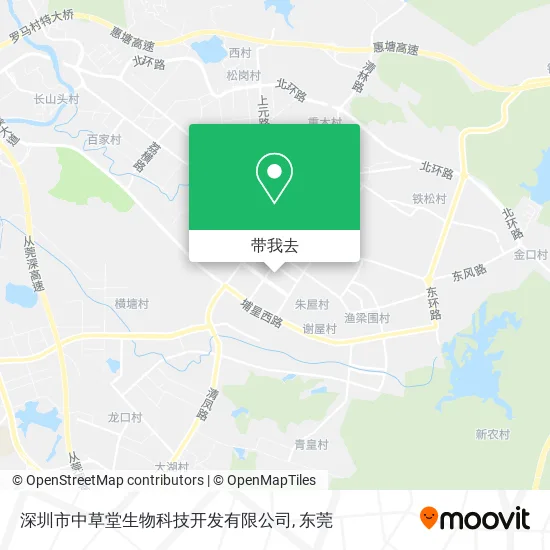 深圳市中草堂生物科技开发有限公司地图