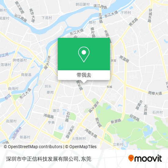 深圳市中正信科技发展有限公司地图