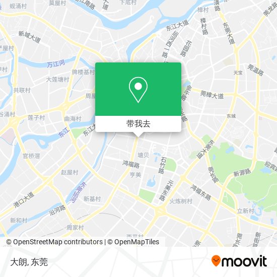 大朗地图