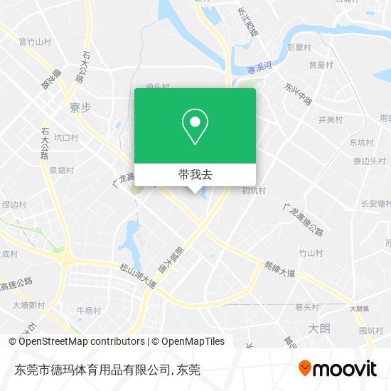 东莞市德玛体育用品有限公司地图