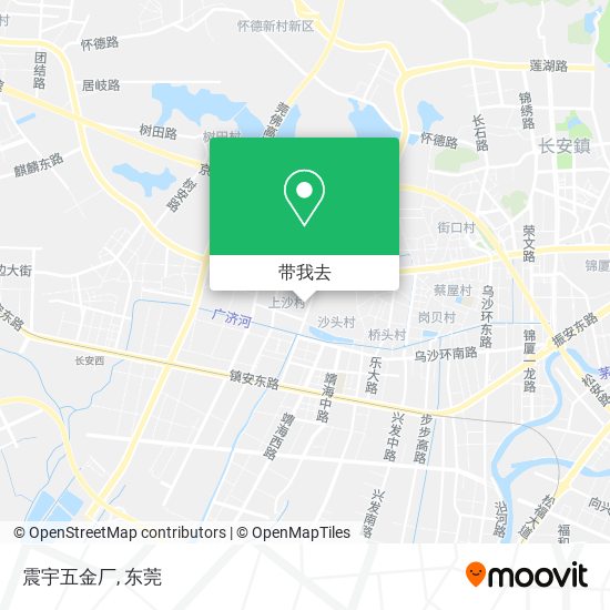 震宇五金厂地图