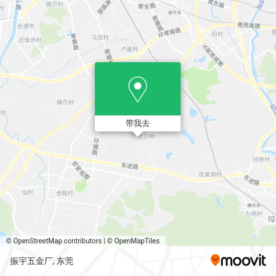 振宇五金厂地图