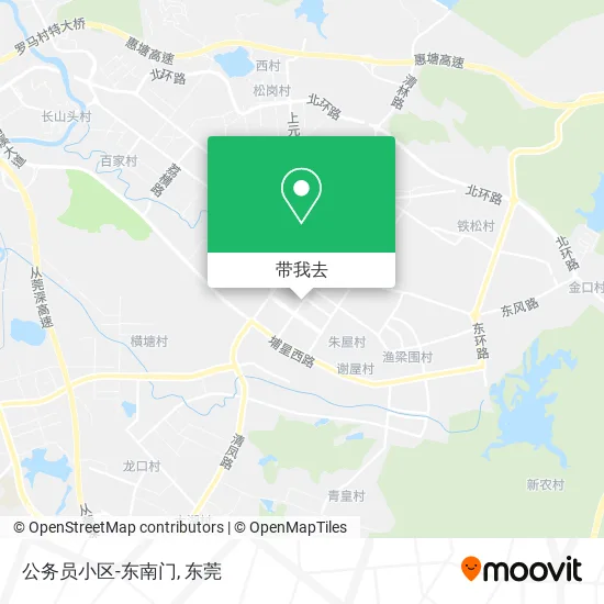 公务员小区-东南门地图