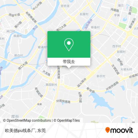 欧美德pu线条厂地图