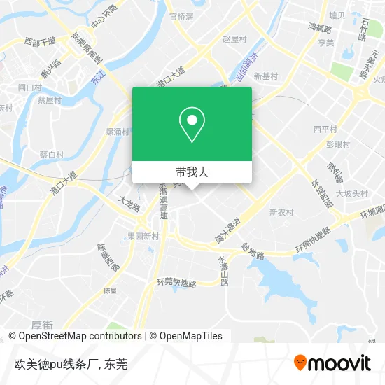 欧美德pu线条厂地图