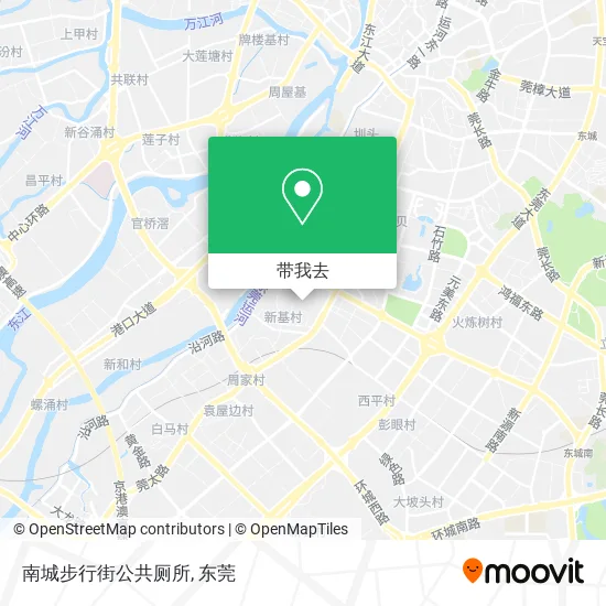 南城步行街公共厕所地图