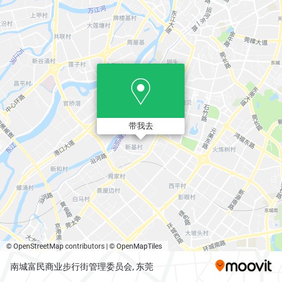 南城富民商业步行街管理委员会地图