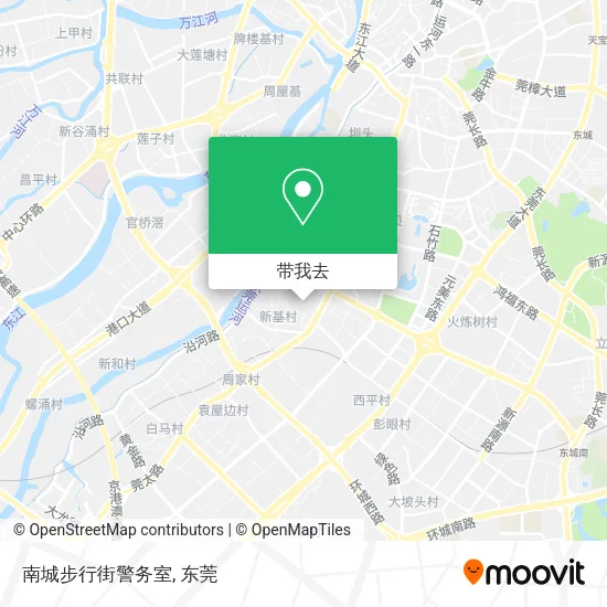 南城步行街警务室地图