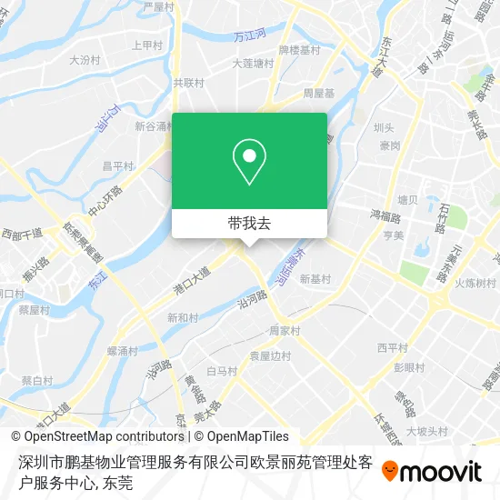 深圳市鹏基物业管理服务有限公司欧景丽苑管理处客户服务中心地图