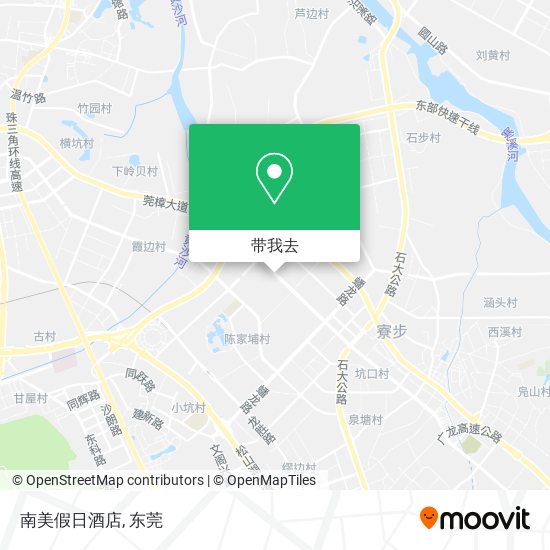 南美假日酒店地图