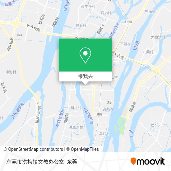 东莞市洪梅镇文教办公室地图