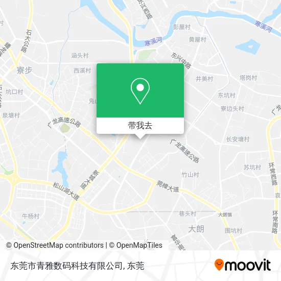 东莞市青雅数码科技有限公司地图