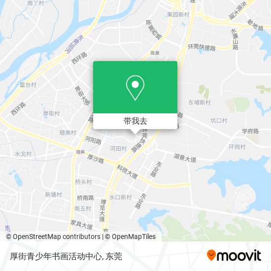 厚街青少年书画活动中心地图
