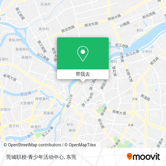 莞城职校-青少年活动中心地图