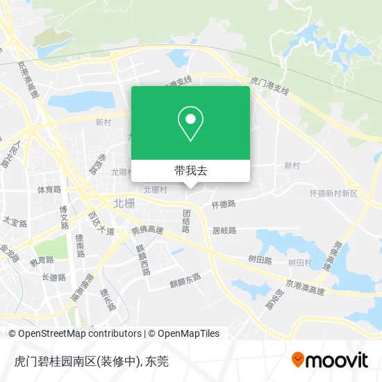 虎门碧桂园南区(装修中)地图
