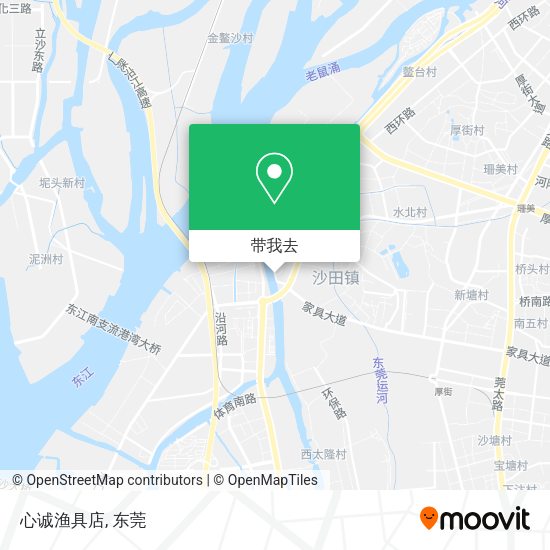心诚渔具店地图